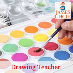 Drawing teacher Mrs. Arundhati Ganguly in Naktala